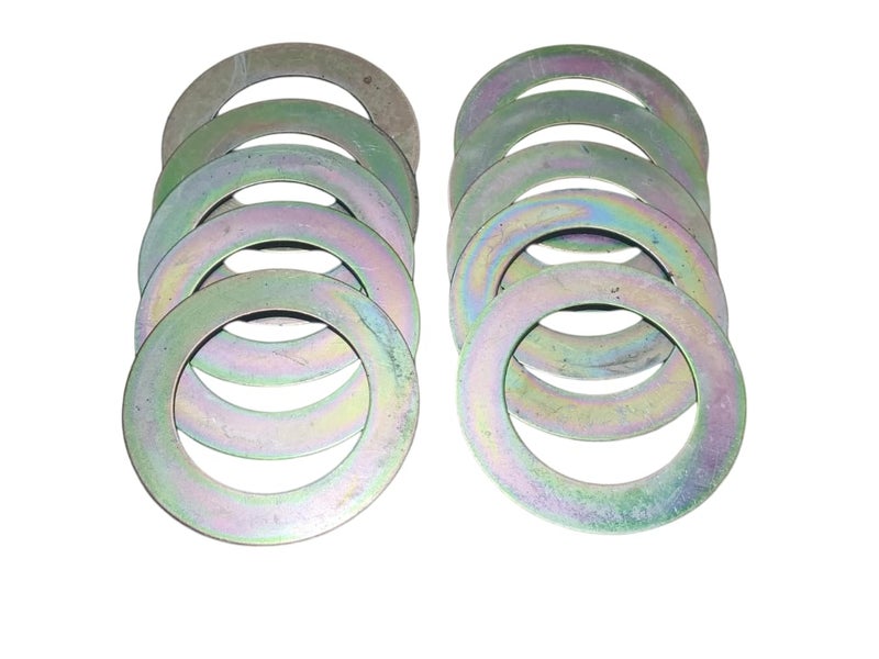 ROBO PLUS Bucket Pin Shims Spacer Washer Size 115 Mm X 65 Mm X 2 Mm Set of 10Pc Fits and Compatible with Various Earthmoving Machines and Excavator Machine - Image 2